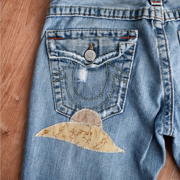 True Religion Y2K Ashbury Patchwork Jeans - Picture 10 of 13